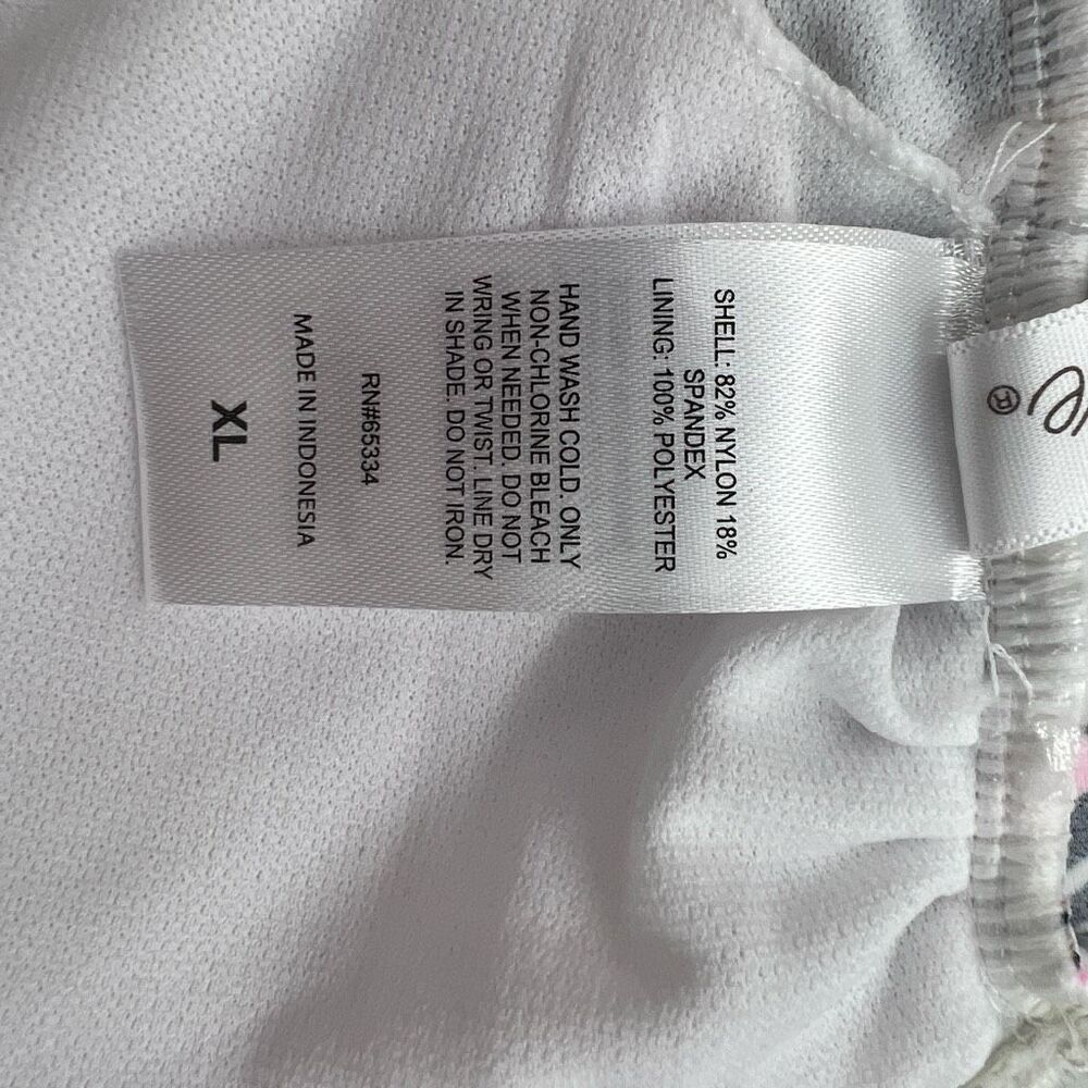 Salt + Cove Tropic Time V-Wire Tankini Top Tropical Print XL - Picture 14 of 14